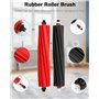 Tixexo Kit d'accessoires pour Roborock S8 MaxV Ultra Aspirateur, 2 Brosses Principales, 4 Filtres HEPA, 4 Chiffons de Nettoyage,