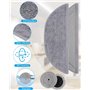 Tixexo Kit d'accessoires pour Roborock S8 MaxV Ultra Aspirateur, 2 Brosses Principales, 4 Filtres HEPA, 4 Chiffons de Nettoyage,