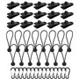 Lot de 45 Clip pour Bâche Tente