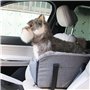 Ditanpu Accoudoir et Siège Auto Rehausseur pour Chien, Console Centrale de Voiture, Sécurité Renforcée Améliorée Gris