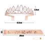 BOOMTOP 40ans Anniversaire Décoration Écharpe Joyeux Anniversaire Miss 40 ans et Couronne Diamant Strass Femme Tiare de Couronne
