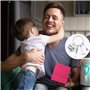 DECARETA Porte-clés Pendentif Lettrage Créatif avec des Mots Personnalisé pour papa et Outils de Réparation en Alliage Keychains