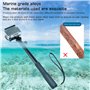 GEPULY Perche à Selfie sous-Marine étanche de 94,4 cm, légère 2 en 1 pour Appareil Photo + trépied pour Smartphone + Support de 
