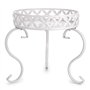 SUMNACON 1 support de pot de fleurs en métal pour intérieur et extérieur, blanc (plante non incluse)