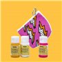 Nazca Colors Peinture Textile Permanent pour Tissu et Cuir - 16 x 30ml - Acrylique idéal pour Peindre Vêtements, T-shirts, Chaus