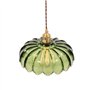 SHINGJIAO Suspension Verre Plafonnier Vert - Lampe à crochet en verre Hauteur réglable Lampe suspendue Vintage Lampe de cuisine 