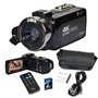 Genius Tech Caméscope numérique 4K 42 MP avec écran LCD de 3"