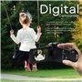 Genius Tech Caméscope numérique 4K 42 MP avec écran LCD de 3", zoom numérique 18x pour adultes, enfants, adolescents, débutants