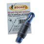 blntackle76 Stonfo Lot de 12 adaptateurs de pointe pour cannes à pêche 1,25 mm à 2,60 mm + autocollant Petri Heil!