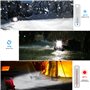 HYCHIKA Projecteur LED Chantier 50W - Éclairage de Chantier Puissant et Étanche IP65,Lumière Blanche 6500K, 5500 Lumens avec Pri
