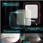 HYCHIKA Projecteur LED Chantier 50W - Éclairage de Chantier Puissant et Étanche IP65,Lumière Blanche 6500K, 5500 Lumens avec Pri