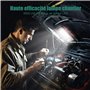 HYCHIKA Projecteur LED Chantier 50W - Éclairage de Chantier Puissant et Étanche IP65,Lumière Blanche 6500K, 5500 Lumens avec Pri