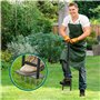 HYCHIKA Aérateur Gazon, 15 Pointes en Acier Solide, Scarificateur Pelouse, Aérateurs de Gazon Manuels, Aerateur Gazon Outils Jar