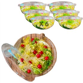 Table'Colors Pack de 6 Saladiers Réutilisables 4
