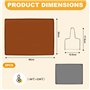 GZCZCC 2 Pièce Tapis de Cuisson Silicone pour Four 30x40cm Tapis à Gâteaux Roulé Plaque Gâteau Four Plaque Génoise Silicone Plaq