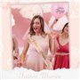 Accessoire EVJF Écharpe Future Mariée Voile Blanc Couronne Serre-tête Or Rose Kit Enterrement de Vie de Jeune Fille pour Fête EV