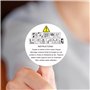 120 Étiquettes Autocollantes pour Bougies Artisanales 4.5cm Étiquettes Adhésives Rondes pour Étiquetage des Bougies