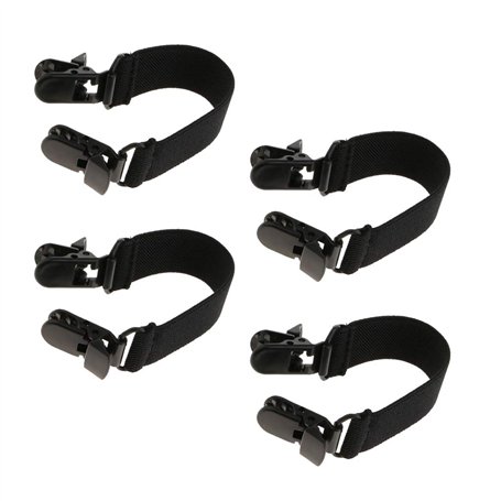 2 Paires Bottes élastiques Sangles Pantalon Pantalon Pince Clip Pour Jeans Motard Moto
