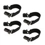 2 Paires Bottes élastiques Sangles Pantalon Pantalon Pince Clip Pour Jeans Motard Moto