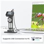 Andonstar AD112 Kit de Microscope de Poche Portable pour Enfants et Adultes avec écran LCD 2", Mini Microscope numérique Portabl