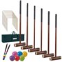 SpexDarxs Jeu de croquet pour 6 joueurs