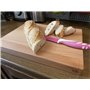 efo Grande Planche à Découper Rustique en Bois Dur pour le Service et la Découpe– Grosse Bloc à Découper - Taille 40x30x4cm