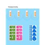 iDaPro [4Pcs Protection d'Ecran pour Michael Kors Gen 6 Bradshaw,Verre Trempé,Dureté 9H,Anti-rayure,Sans Bulle,Anti-empreinte,In