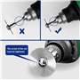 Disques de Coupe pour Outil Rotatif, Lames de Perceuse à Disque, HSS, Mini Lames de scie en acier rapide Circulaire pour la Coup