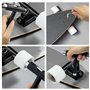 CiShow Lot de 15 outils de skateboard multifonctions tout-en-un - Outil en Y avec clé Allen et clé hexagonale - Accessoires de s