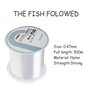 Fils de Pêche 0.47mm Fil en Nylon Invisible Transparent pour Ligne de Pêche Bead String DI