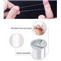 Ligne de Pêche monofilament en Nylon, Fils de Pêche 0.47mm Fil en Nylon Invisible Transparent pour Ligne de Pêche Bead String DI