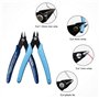 Pinces Coupantes de Côté, Pince Coupante Precision Cisaille Latérale Outil de Coupe pour Câble Électrique/Bijoux Réparation(2Pac