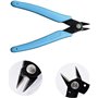 Pinces Coupantes de Côté, Pince Coupante Precision Cisaille Latérale Outil de Coupe pour Câble Électrique/Bijoux Réparation(2Pac