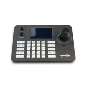 zowietek Clavier IP PTZ Nouvelle génération Contrôleur réseau | Joystick 4D avec POE | Écran LCD 5 Pouces | Décodage H.264 et H.