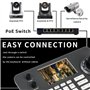 zowietek Clavier IP PTZ Nouvelle génération Contrôleur réseau | Joystick 4D avec POE | Écran LCD 5 Pouces | Décodage H.264 et H.
