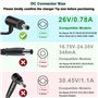 Gonine 26.1V 0.78A Chargeur pour aspirateur sans fil Dyson, adaptateur secteur 26.1 volt 780mA pour Dyson Cleaner V6 V7 V8 DC58 