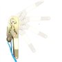 LOLYSIC Lot de 2 sangles d'arrimage à cliquet 13333 LBS 13333 LBS incassables avec cliquet 10 m