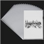 MIVIDE 90pcs Chemise Plastiques A4 Transparente
