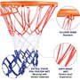 daricowathX Panier de Basket de Remplacement avec Anneau et Filet Multicolore pour Convient pour Terrain de Basketball et Maison