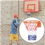 daricowathX Panier de Basket de Remplacement avec Anneau et Filet Multicolore pour Convient pour Terrain de Basketball et Maison