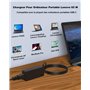 65W Chargeur Ordinateur USB C pour Lenovo ThinkPad T14 T15 E15 X1 Carbon X13 Yoga,HP Spectre X360 EliteBook,Dell,MacBook Pro,Ace