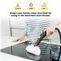Sunnila 10 Pack Lingette pour Nettoyeur Vapeur Karcher Easyfix SC2 SC3 SC4 SC5, Bonnettes Microfibre pour Easy Fix Vapeur