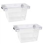 Huayue Boîte d'Isolation et d'Élevage de Poisson - Écloserie et Couveuse en Plastique pour Aquariums avec 4 Ventouses (Transpare