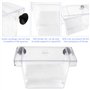 Huayue Boîte d'Isolation et d'Élevage de Poisson - Écloserie et Couveuse en Plastique pour Aquariums avec 4 Ventouses (Transpare