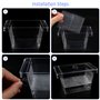 Huayue Boîte d'Isolation et d'Élevage de Poisson - Écloserie et Couveuse en Plastique pour Aquariums avec 4 Ventouses (Transpare
