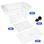 Huayue Boîte d'Isolation et d'Élevage de Poisson - Écloserie et Couveuse en Plastique pour Aquariums avec 4 Ventouses (Transpare