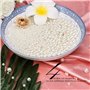 Lot de 1320 perles de verre beiges - Perles d'imitation - Blanc crème - Pour la fabrication de bijoux, colliers, bracelets, bijo