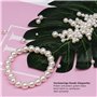 Lot de 1320 perles de verre beiges - Perles d'imitation - Blanc crème - Pour la fabrication de bijoux, colliers, bracelets, bijo