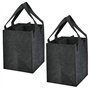 TIMESETL 2Pcs Sac de Bouteille en Feutre pour 4 Bouteilles