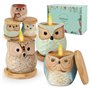 Kinforse Lot de 6 Bougies Citronnelle Parfumées - Ambiance Zen & Décoration Élégante | Pour Intérieur/Extérieur